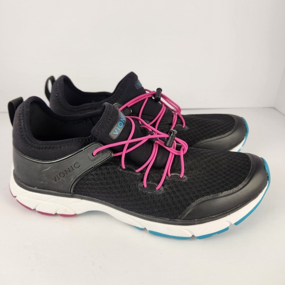 Vionic Drift London Women's Comfy Casual Sneakers Black Size 8.5 - Picture 4 of 7